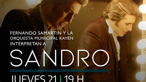 Tributo A Sandro En R O Grande Por Entradas Agotadas Se Agrega Una