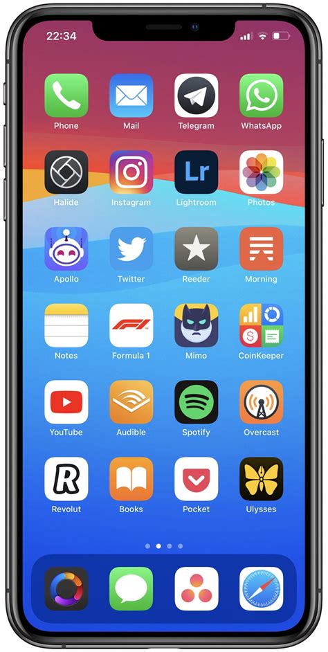 Iphone Homescreen Ios 13 Edition Barilome