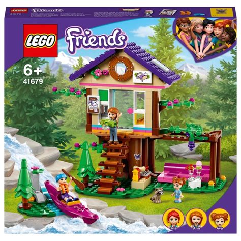 LEGO 41679 Friends Forest House Treehouse Toy Adventure Set with Mia ...