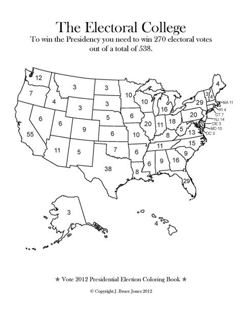 Blank Electoral College Map 2016 Printable - Printable Maps