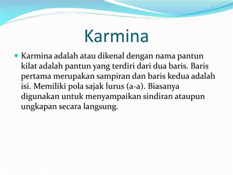 PPT - PERBEDAAN PANTUN KARMINA DAN GURINDAM PowerPoint Presentation ...