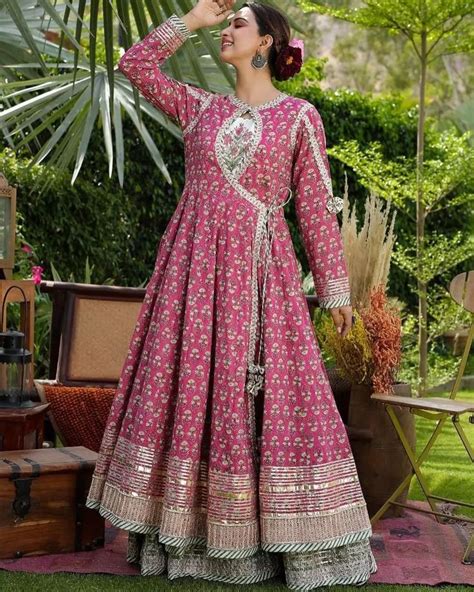 20 Latest Angrakha Dress Designs Tips On How To Style Them Latest