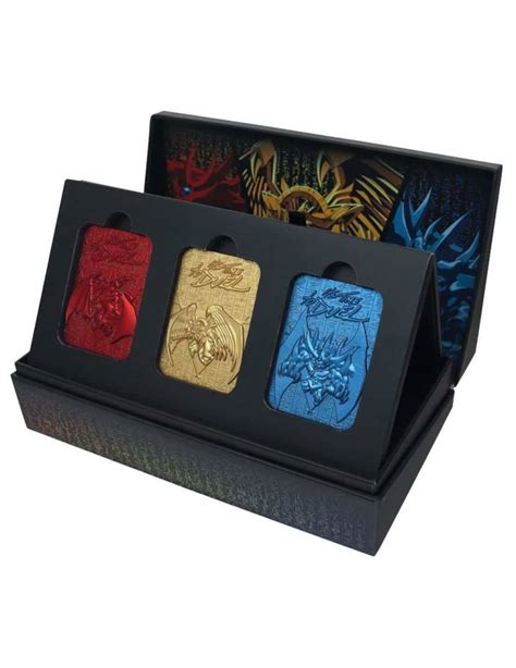 Metal Plate Of The 3 Egyptian Gods Obelisk Slifer Ra Limited Edition Yu