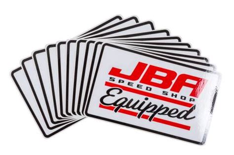 JBA Merchandise Stickers