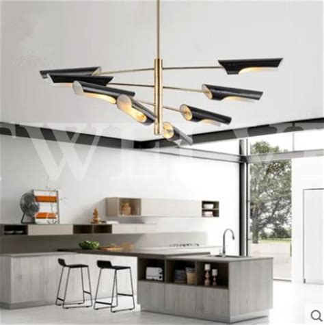 4 6 8 10 Lights Propeller Pendant Lights Postmodern Creative Art Deco