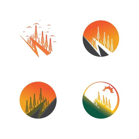 forest logo vector illustration 3776115 Vector Art at Vecteezy