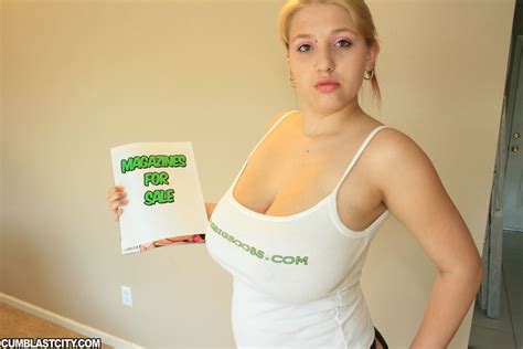 Chubby Teen Blonde Uncovering Her Massive Flabby Knockers Porn Pictures XXX Photos Sex Images