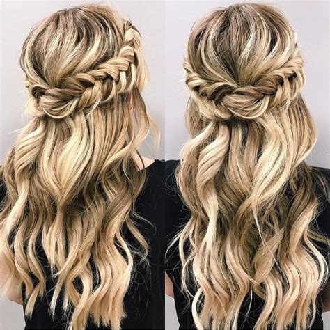 Wedding Hair Half Up Half Down Braid