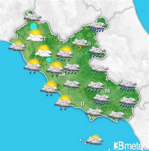 Meteo Lazio Inizio Settimana Nuvoloso Piogge E Rovesci Fino A Marted