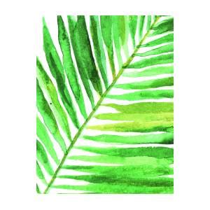 Palm Leaf Painting Painting By Green Palace Pixels