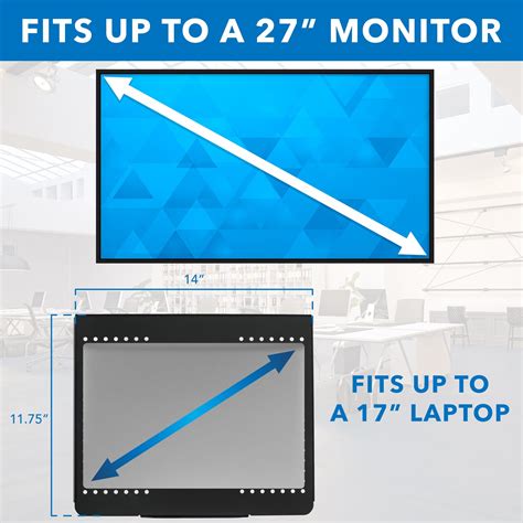 Laptop and Monitor Desk Mount – Mount-It!