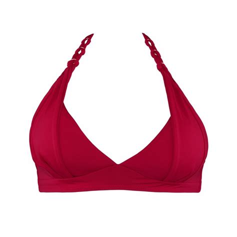 Aubade Haut Maillot Bain Triangle Ocean Cruise Cerise Effetdesoi