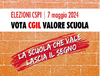 Elezioni Cspi Si Vota Il Maggio Sostieni Cgil Valore Scuola