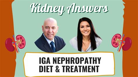 Iga Nephropathy Diet And Treatment Youtube