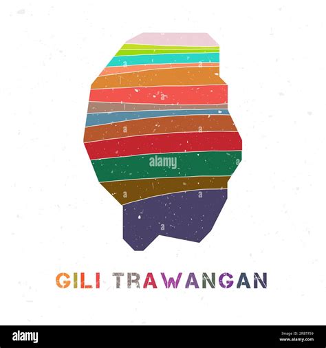 Gili Trawangan Map Hi Res Stock Photography And Images Alamy