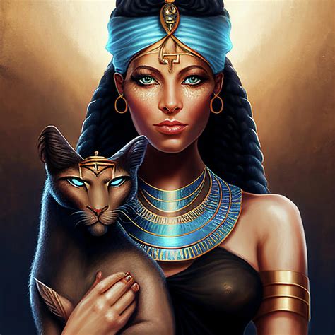 Bastet Digital Art By Billy Bateman Fine Art America