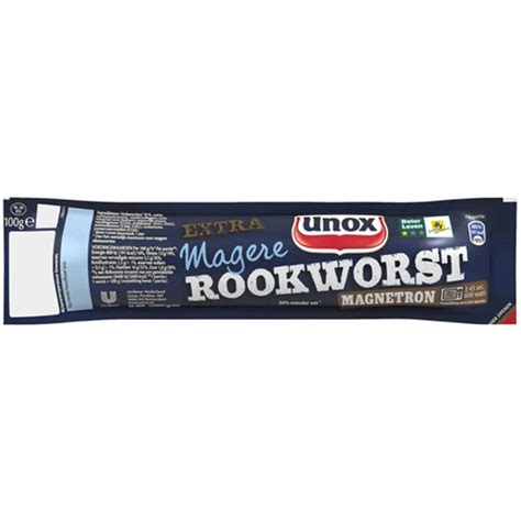 Unox Extra Magere Rookworst Magnetron G