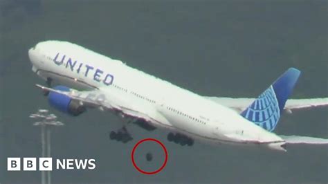 Watch United Airlines Plane Loses Wheel During Take Off