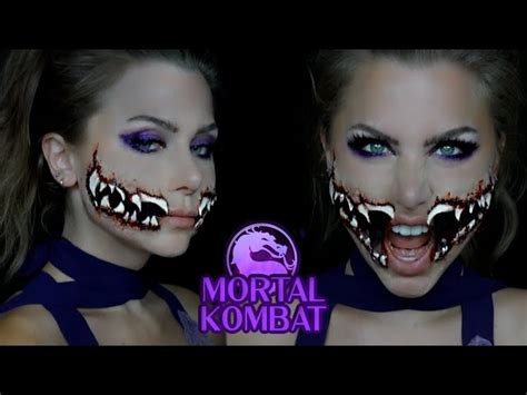 Mileena Inspired Deluxe Foam Latex Protesi Trucco Mortal Kombat Auth Du