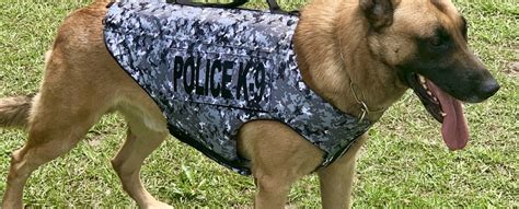 K9 Kenzo Receives Donation Of Body Armor