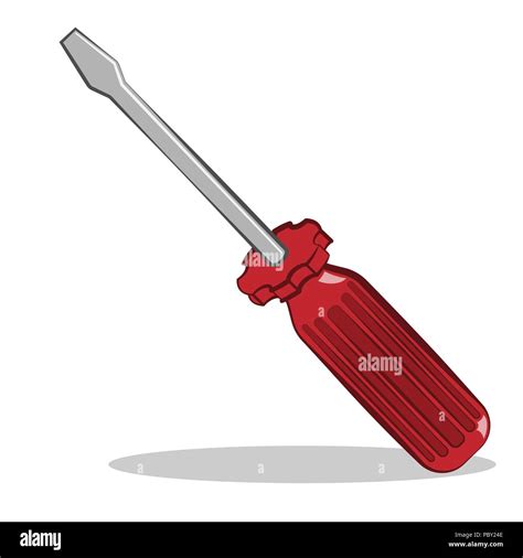 Screwdriver Cartoon Style Stock Vector Image Art Alamy