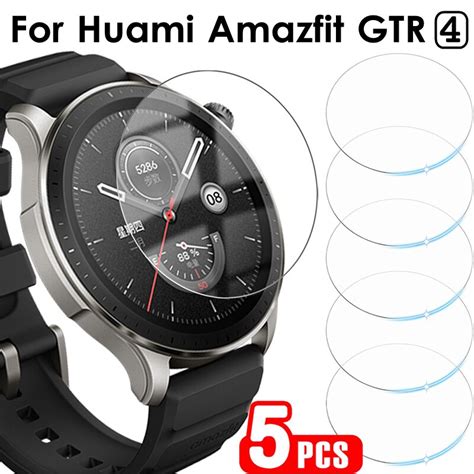 For Huami Amazfit GTR 4 Tempered Glass Screen Protector Film HD