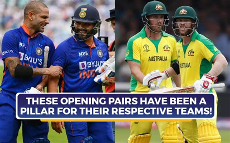 Top 5 Opening Pairs In ODIs In The Modern Era