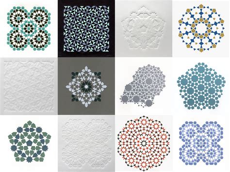 Printing Islamic geometric patterns using lasercut tiles | Ambigraph