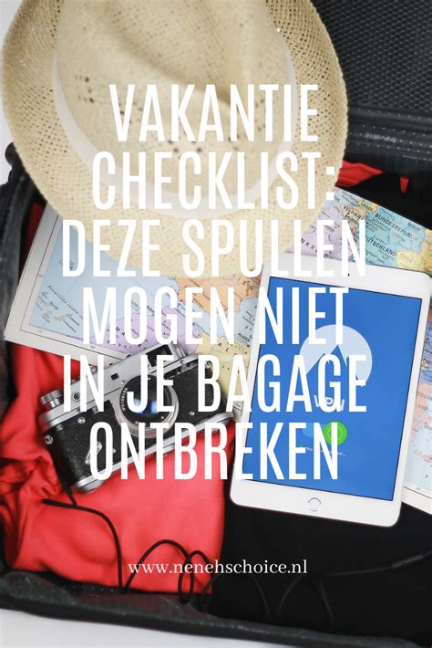 Checklist Vakantie Dit Neem Ik Mee Op Reis Artofit