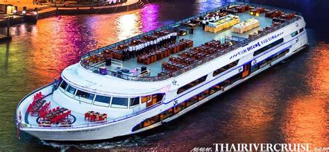 White Orchid River Cruise Bangkok Buffet Dinner Cruise Chaophraya River Thailand