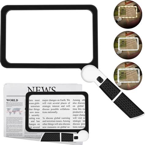 Amazon 5X Magnifying Glass With 48 LED Light For Reading Page