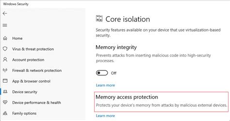 Kernel DMA Protection (Windows) - Windows security | Microsoft Learn