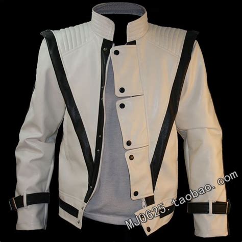 White Jacket Red Jacket Michael Jackson Thriller Jacket Denim Pocket