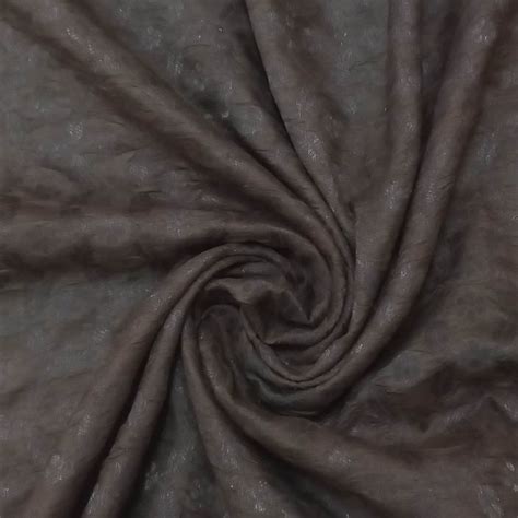 Dark Brown Color Silk Fabric With Jaal Pattern -0.8-Cm – fabricbysinghanias