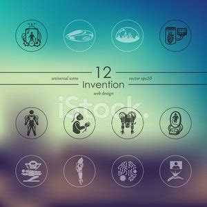 Set Of Invention Icons Stock Clipart Royalty Free FreeImages