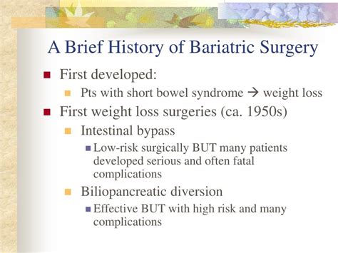 Ppt An Overview Of Bariatric Surgery Powerpoint Presentation Free