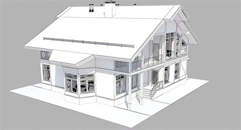 Contemporary House With Interior 3D Model $139 - .max - Free3D