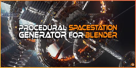 Procedural Sci Fi Space Station Generator For Blender 2024 Free Daz