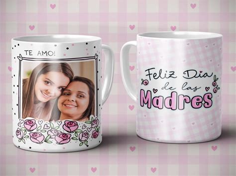 Plantilla Para Taza Feliz Día De Las Madres