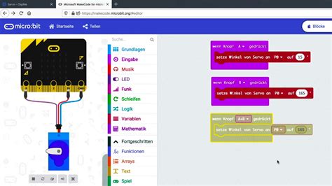 Servo Makecode Microbit Youtube