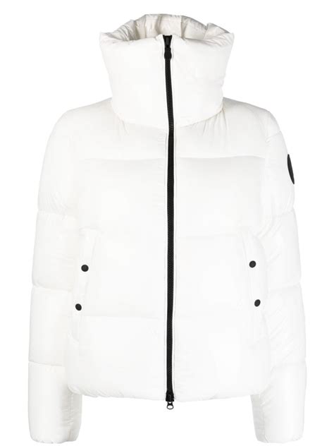 Save The Duck Logo Patch Puffer Jacket Farfetch