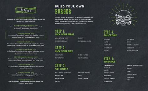 Local Burger Takeout Menu Template by MustHaveMenus