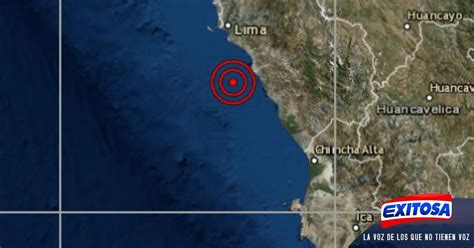 Sismo De Magnitud 3 5 Se Registró Esta Madrugada Al Sur De Lima