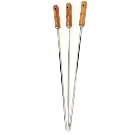 Set De Brochettes En Acier Bonskewers Bonfeu Le Repaire Du Chef