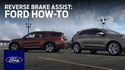 Reverse Brake Assist Ford How To Ford Youtube