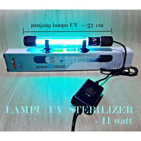 Jual Lampu UV Aquarium Nikita Star 11 Watt Lampu ULTRAVIOLET NS UV