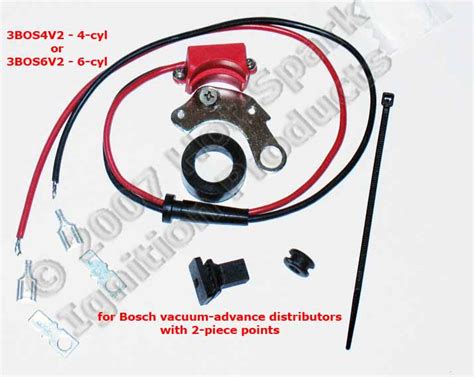 Hot Spark Electronic Ignition Conversion For Bosch Distributors Vw