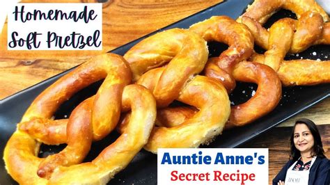 Homemade Soft Pretzels Recipe Auntie Anne S Pretzels Soft Pretzel