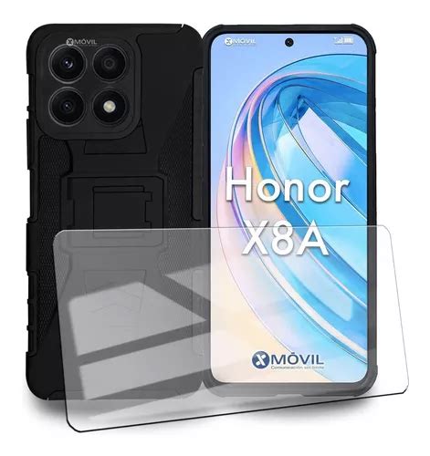 Funda P Honor X8a Uso Rudo Clip Mica Mercadolibre