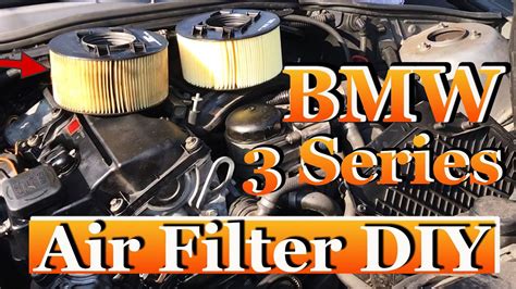 BMW 318i 320i E46 Air Filter Replacement Easy YouTube